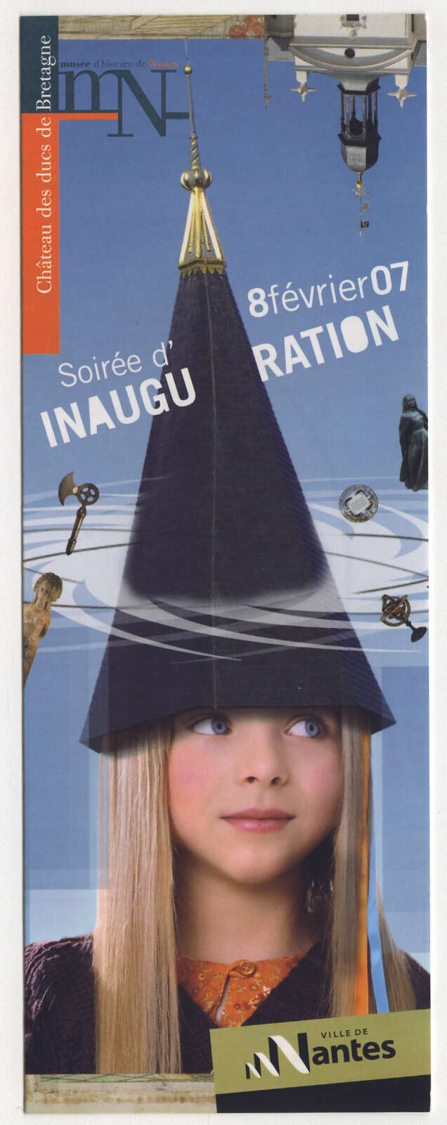 Affiche de l'inauguration du musée d'histoire de Nantes, Château des ducs de Bretagne