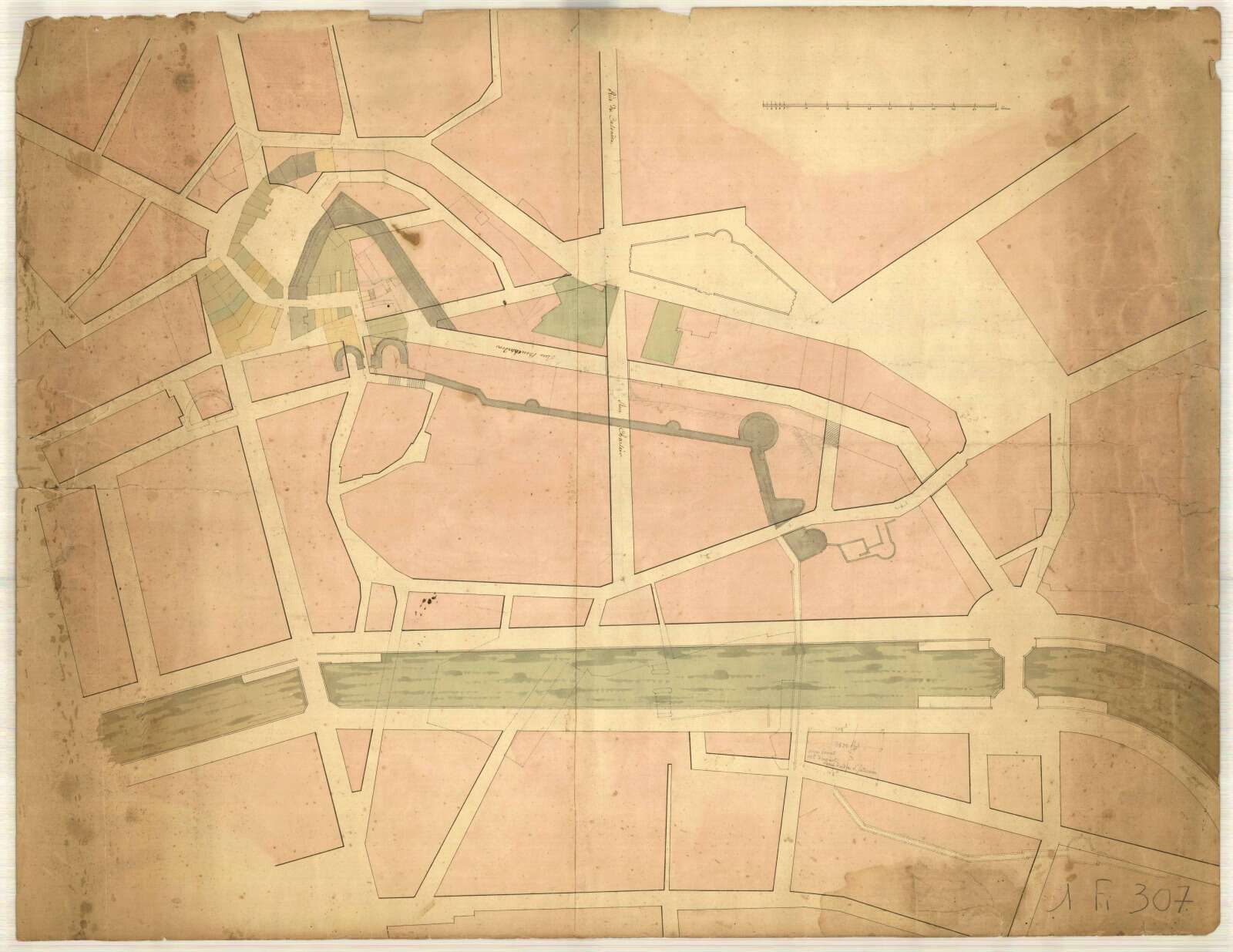 Le dessous des sols : fouille archéologique dans la rue des Vieilles Douves