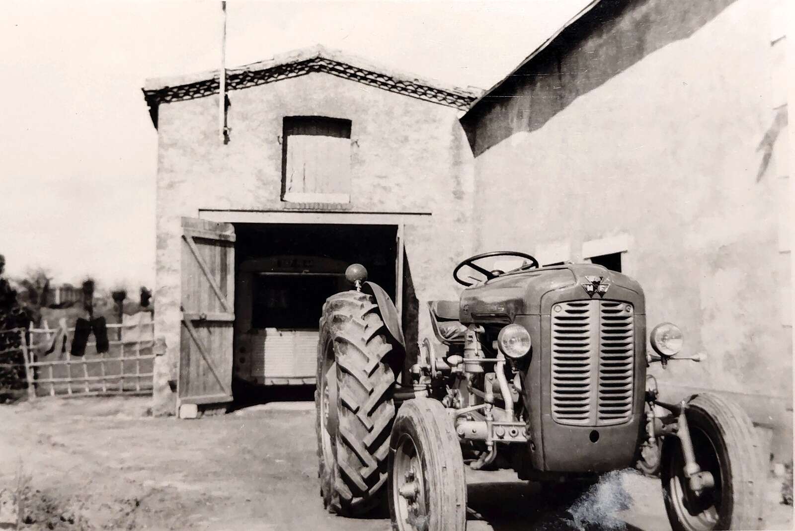 La ferme de la Bertinerie dans les années 1960