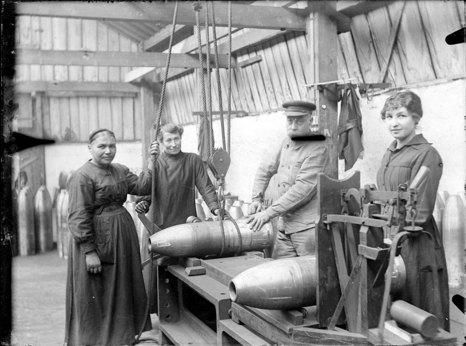 Fabrication des obus aux Ateliers et chantiers de Bretagne