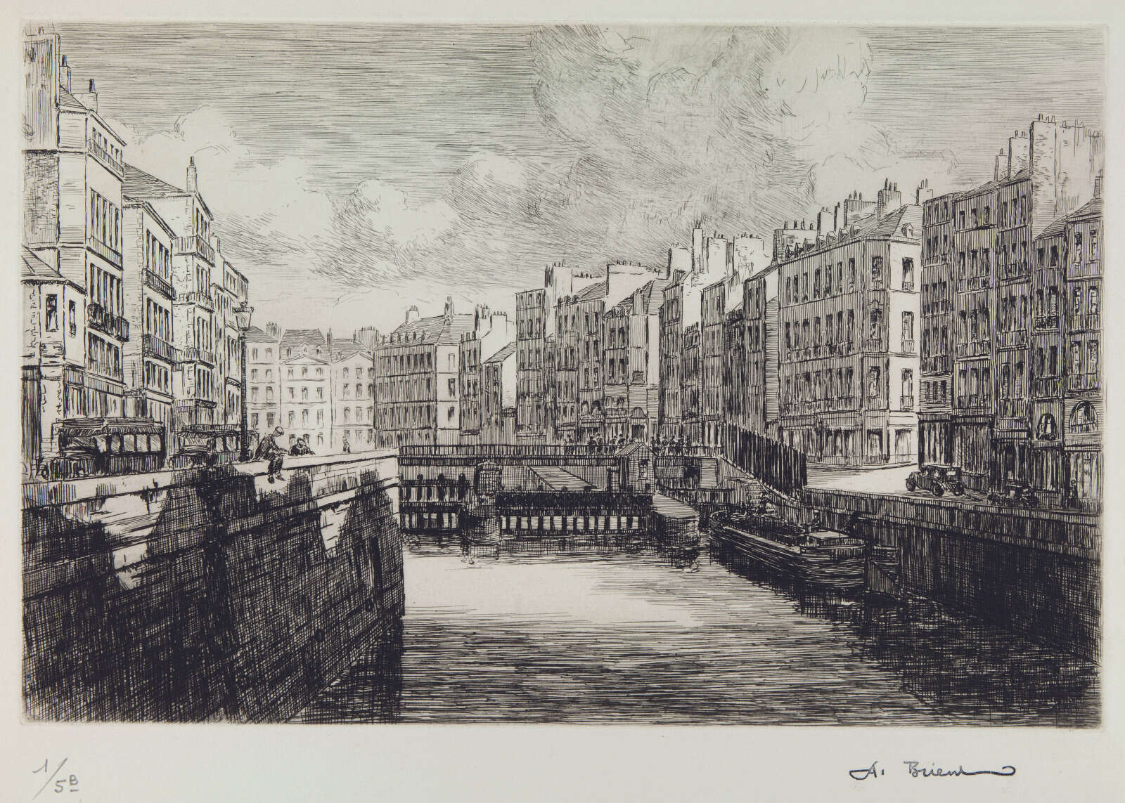 Eau-forte, L'ancienne écluse