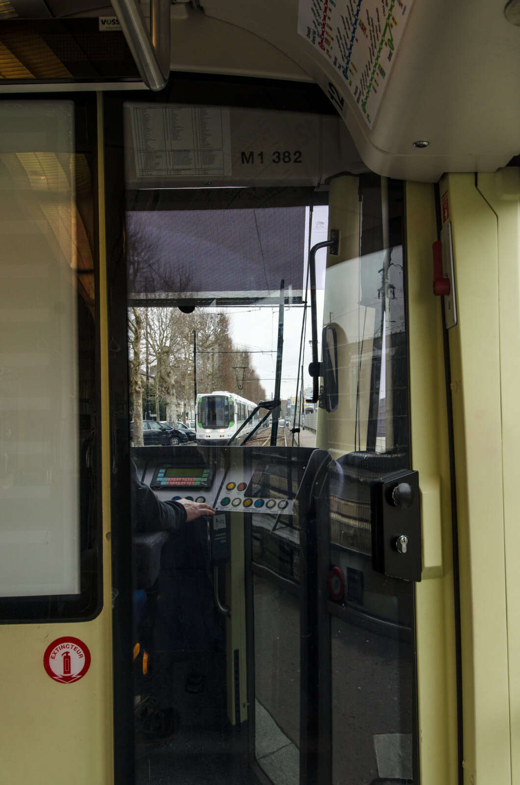 Dans le tramway de Nantes