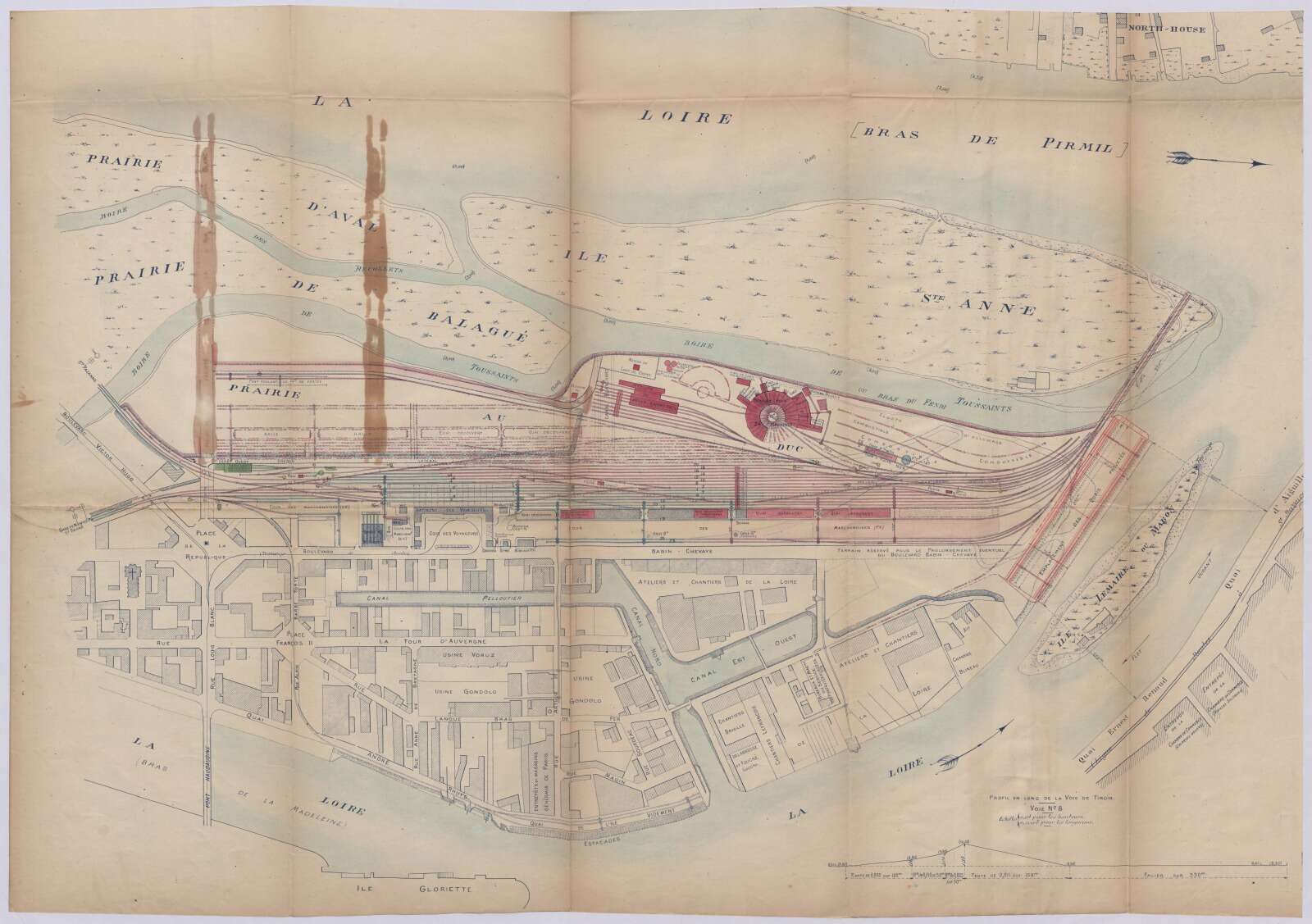 Plan général de la gare