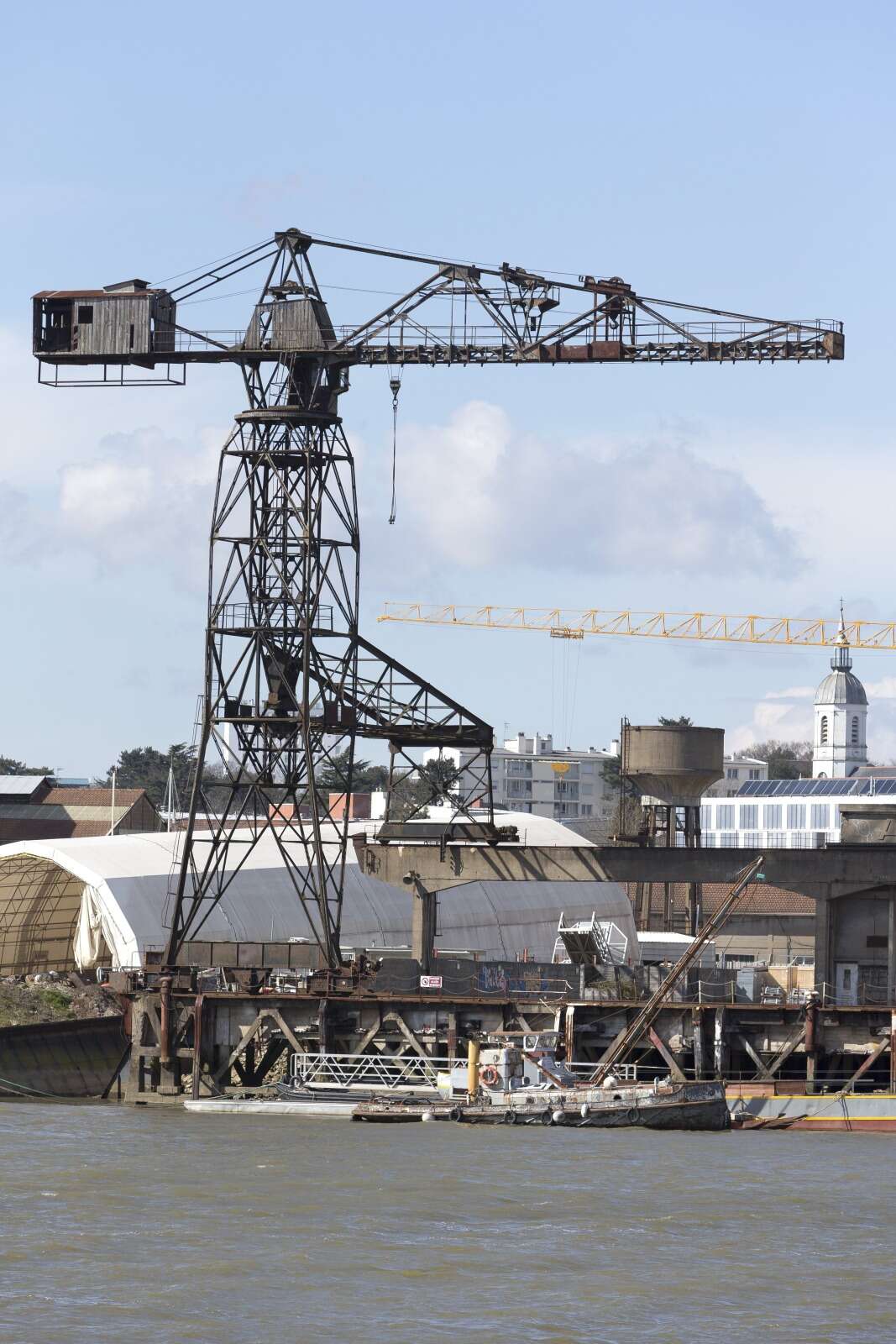 Vue de la grue noire.