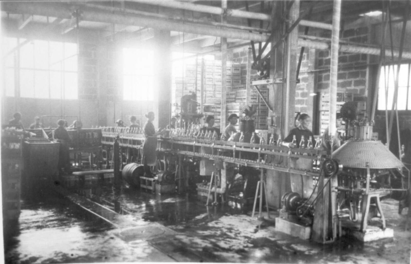 Embouteillage aux Brasseries de la Meuse