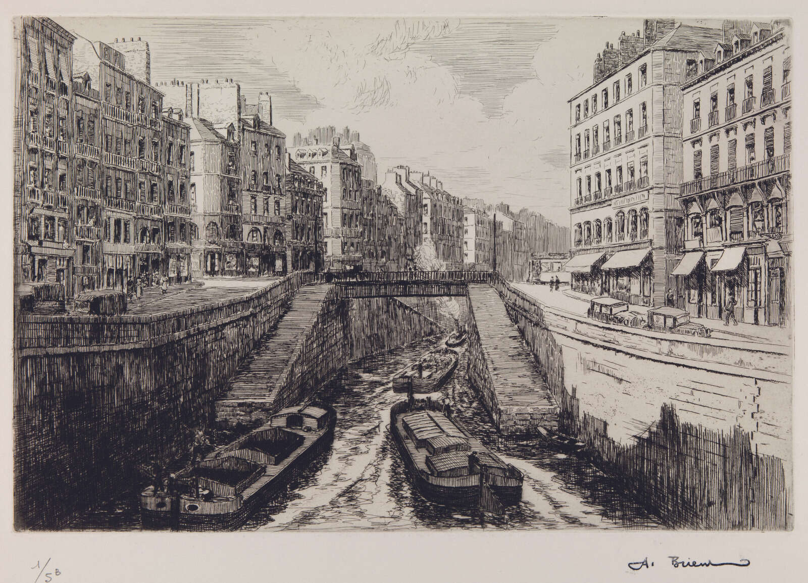 Eau-forte, Le pont d'Orléans
