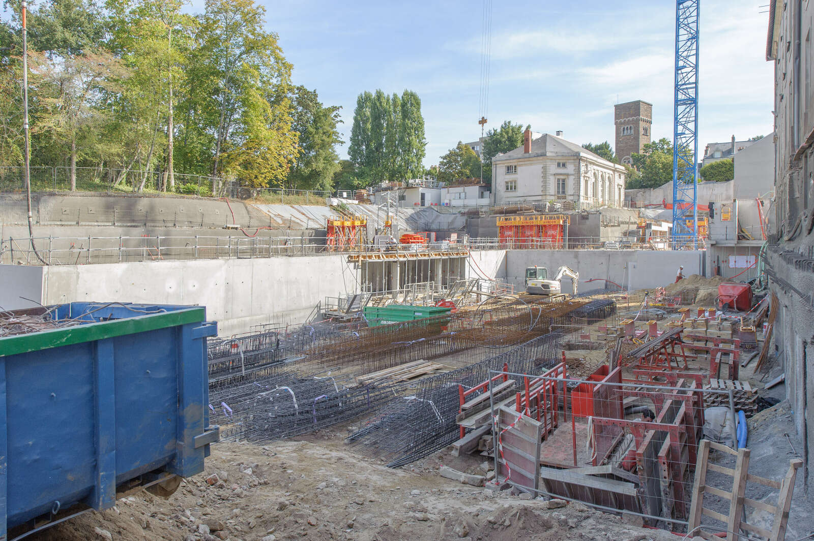 Le chantier du nouveau salon Mauduit en cœur d’îlot
