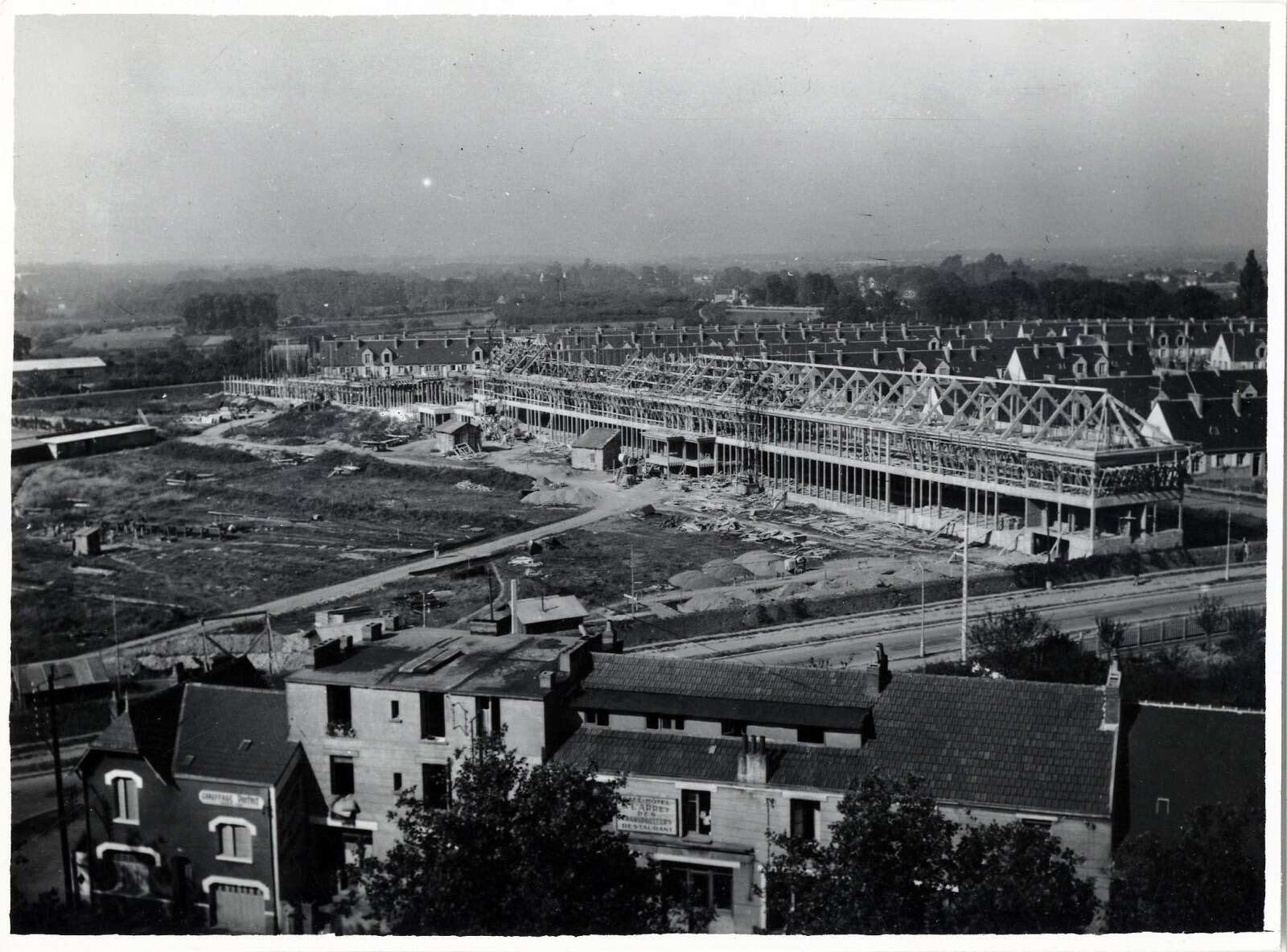 Groupe scolaire des Marsauderies en construction