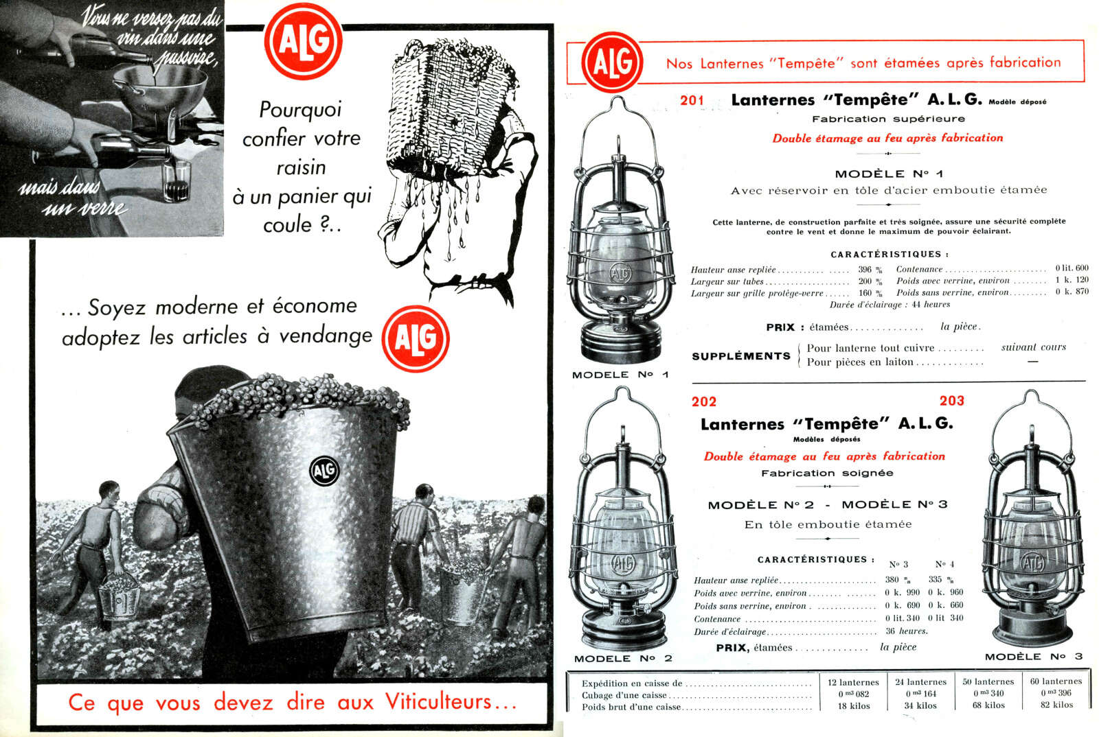 Produits de l'entreprise A. & L. Guillouard