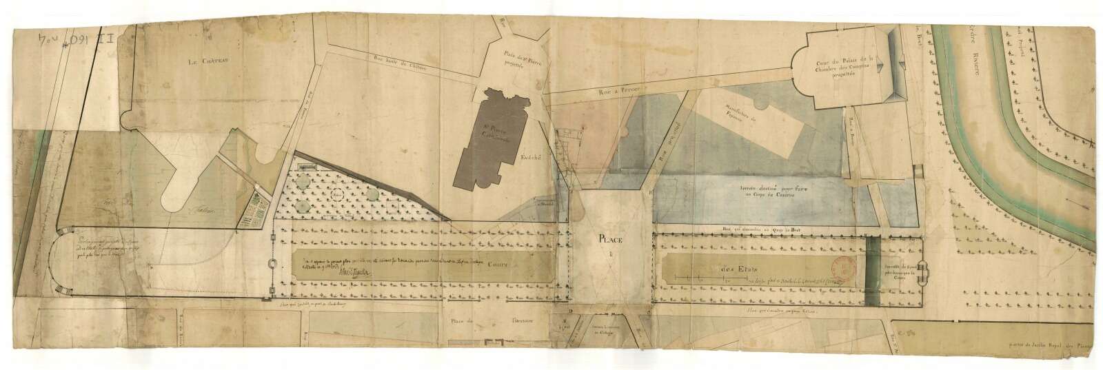Plan du cours des États par Jean-Baptiste Ceineray