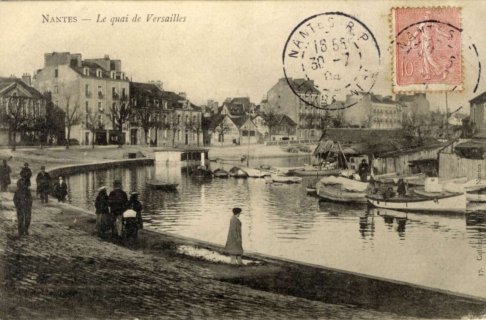 Chantiers de construction navale sur les rives de l’Erdre