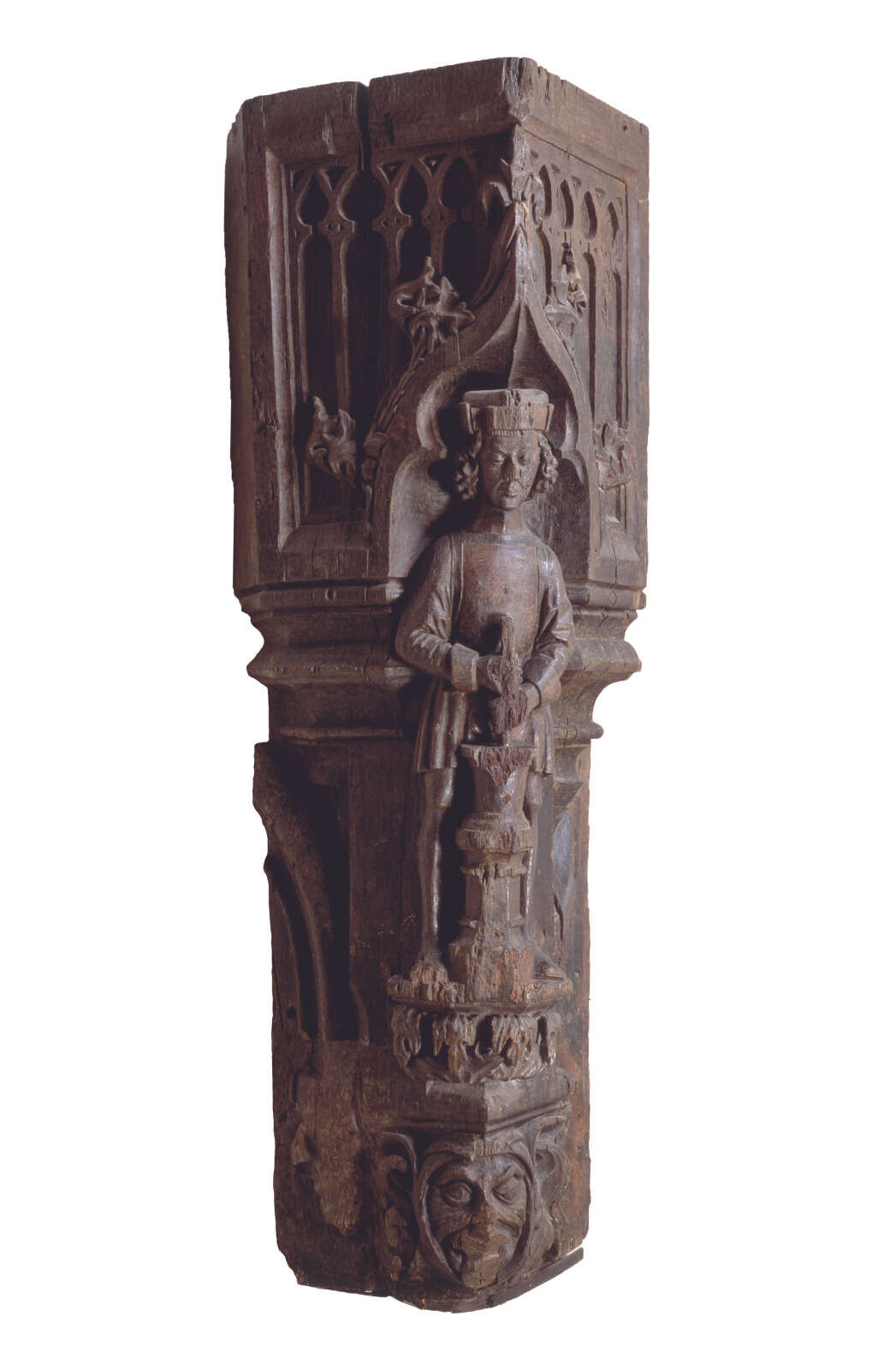 Poteau d’angle de la maison Mellet