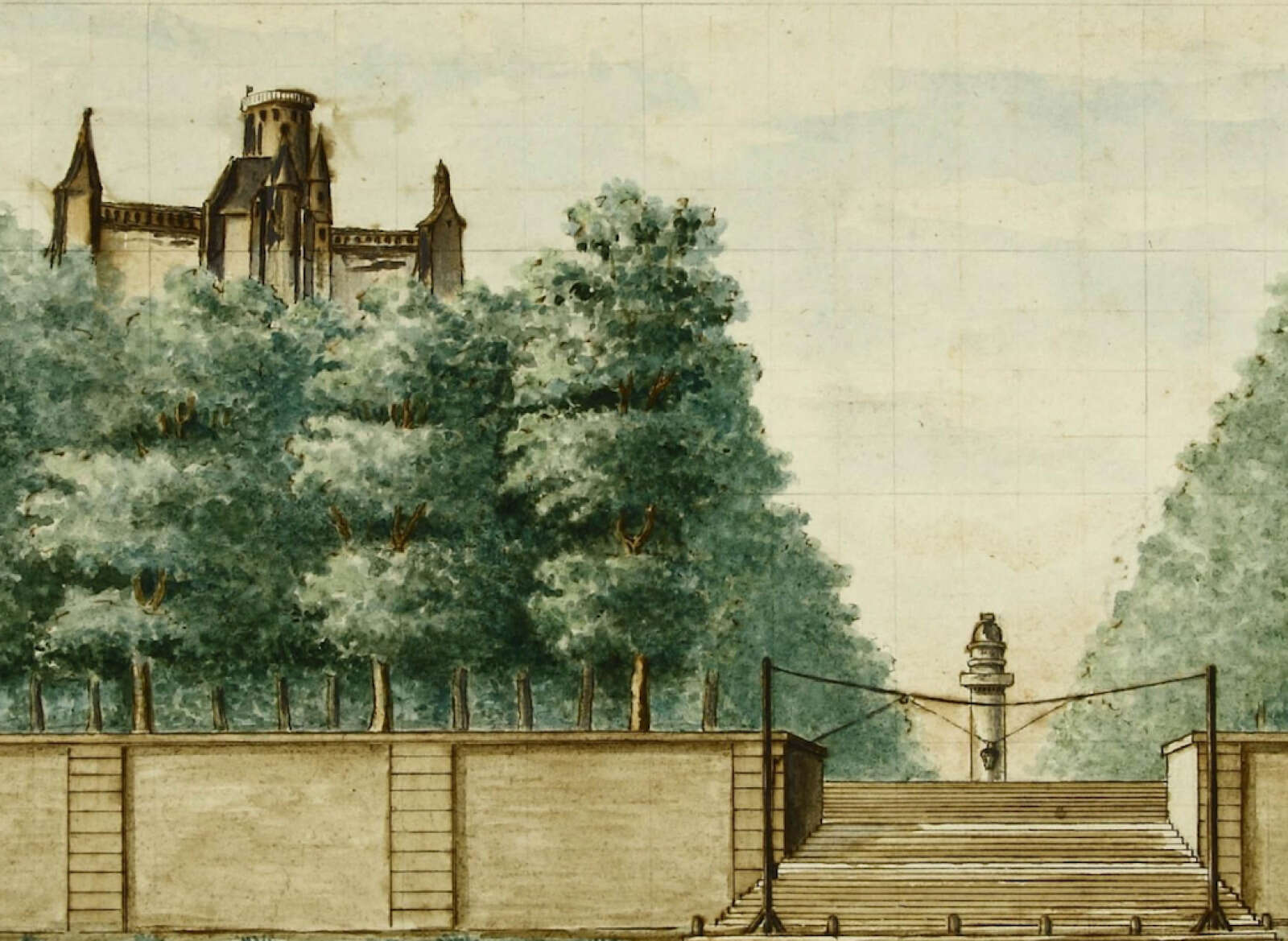 Observatoire de la tour sud de la cathédrale de Nantes