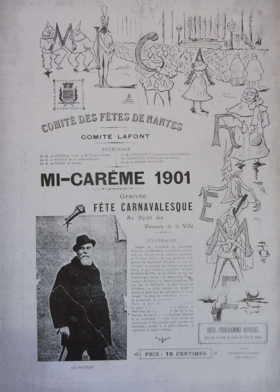 Programme de la Mi-Carême de 1901