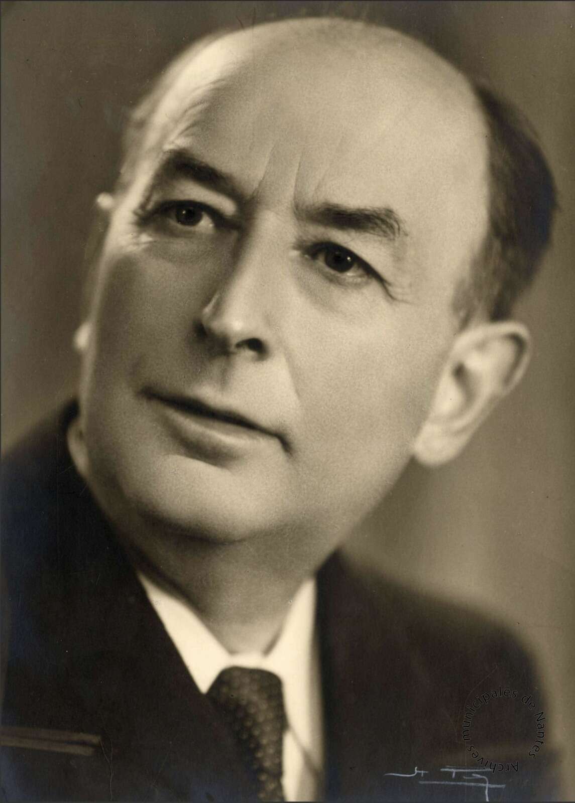 Portrait de Henry Orrion, maire de Nantes