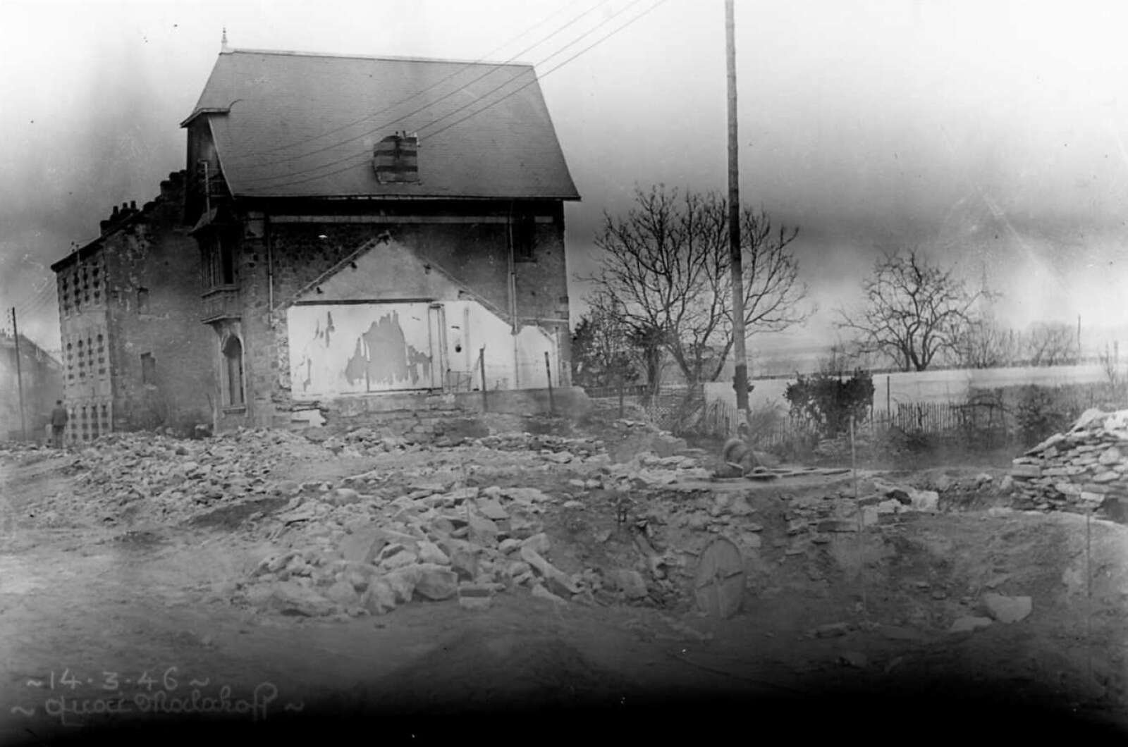 Travaux de voirie, quai Malakoff