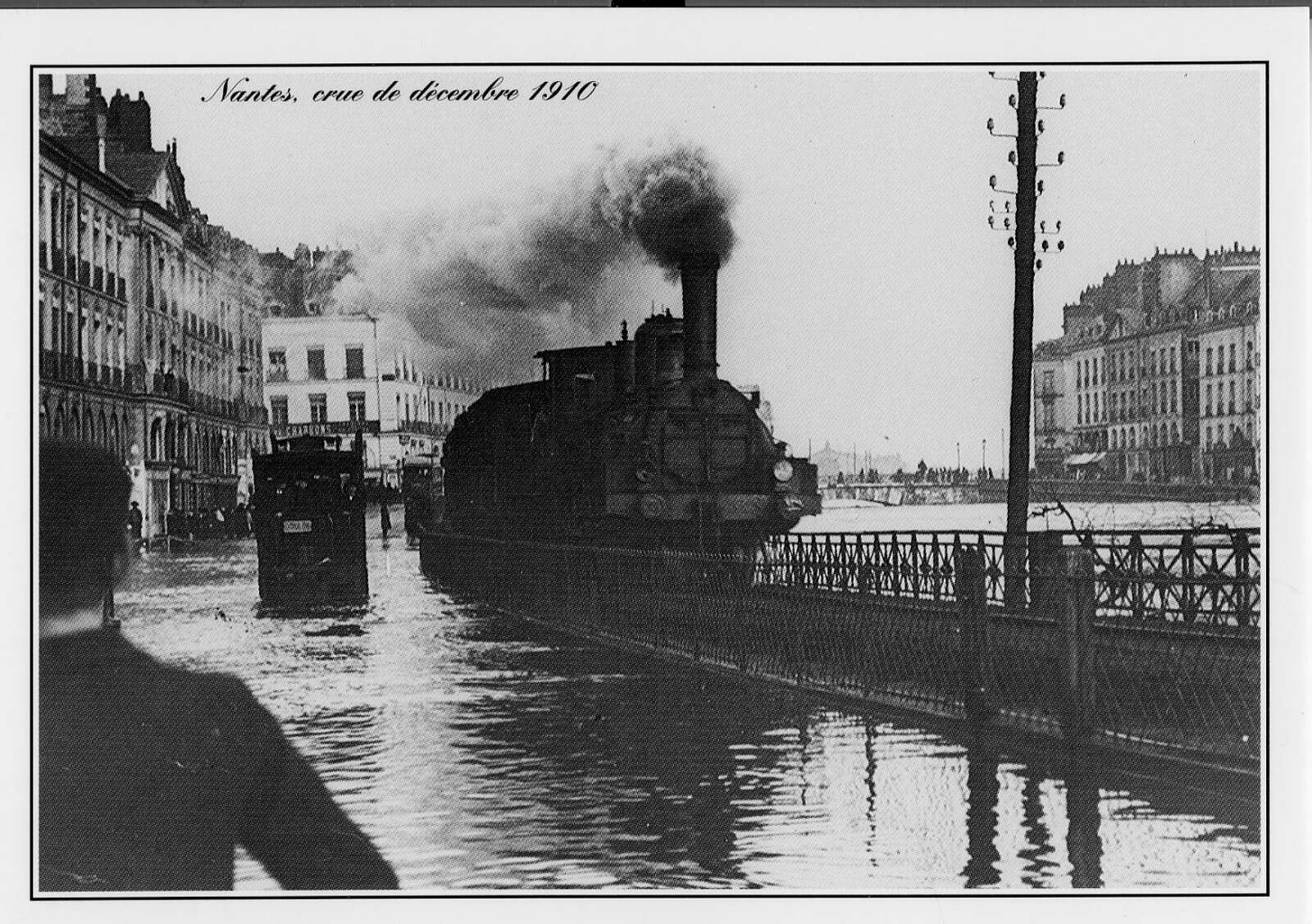 Inondations de décembre 1910, quai de la Tremperie